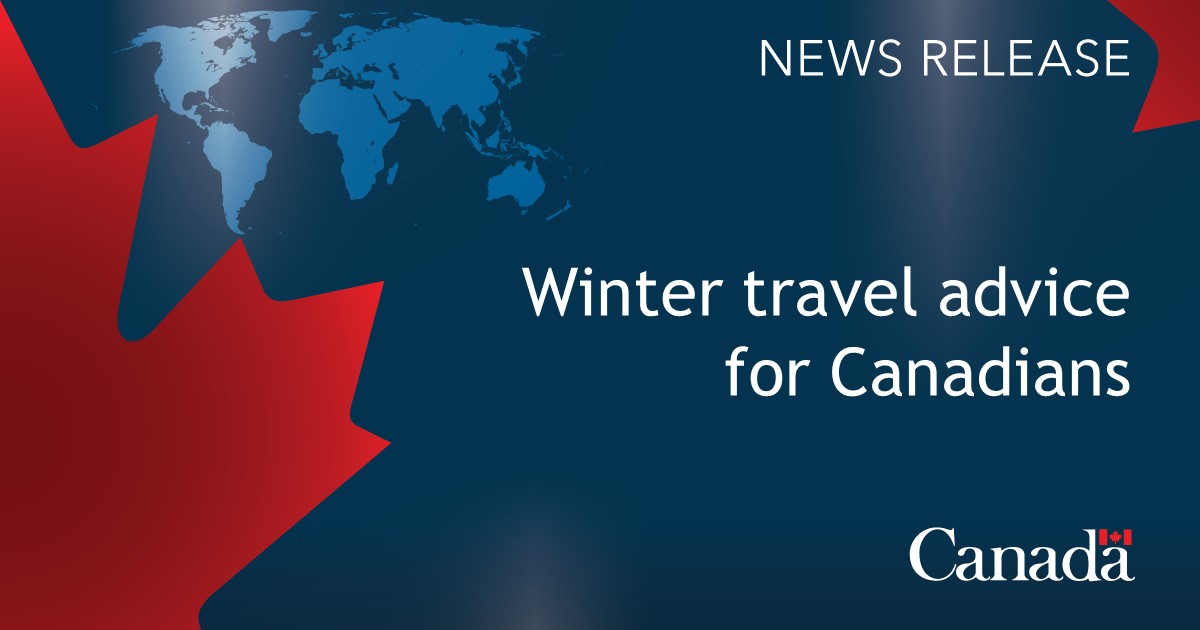 Winter travel advice for Canadians