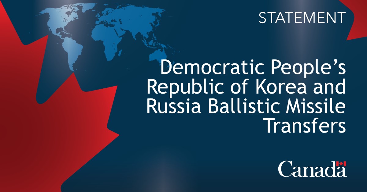 Joint Statement on DPRK-Russia Ballistic Missile Transfers