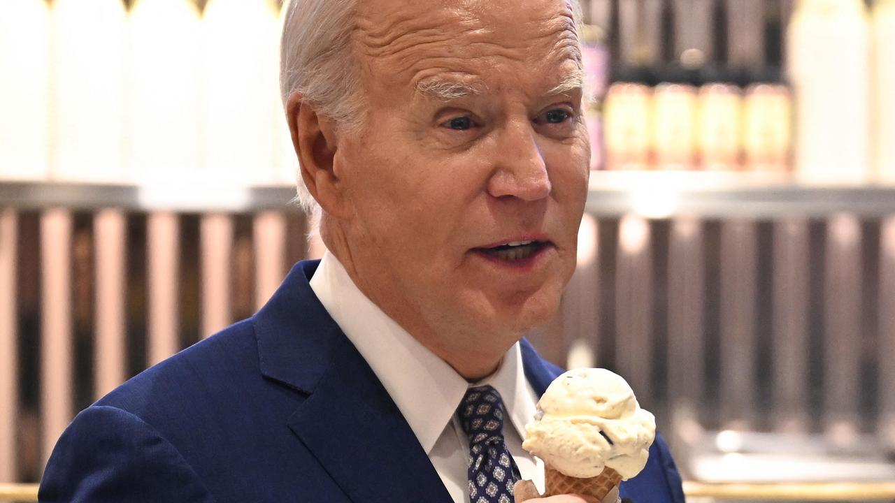 Joe Biden slammed for discussing Gaza ceasefire while eating ice cream