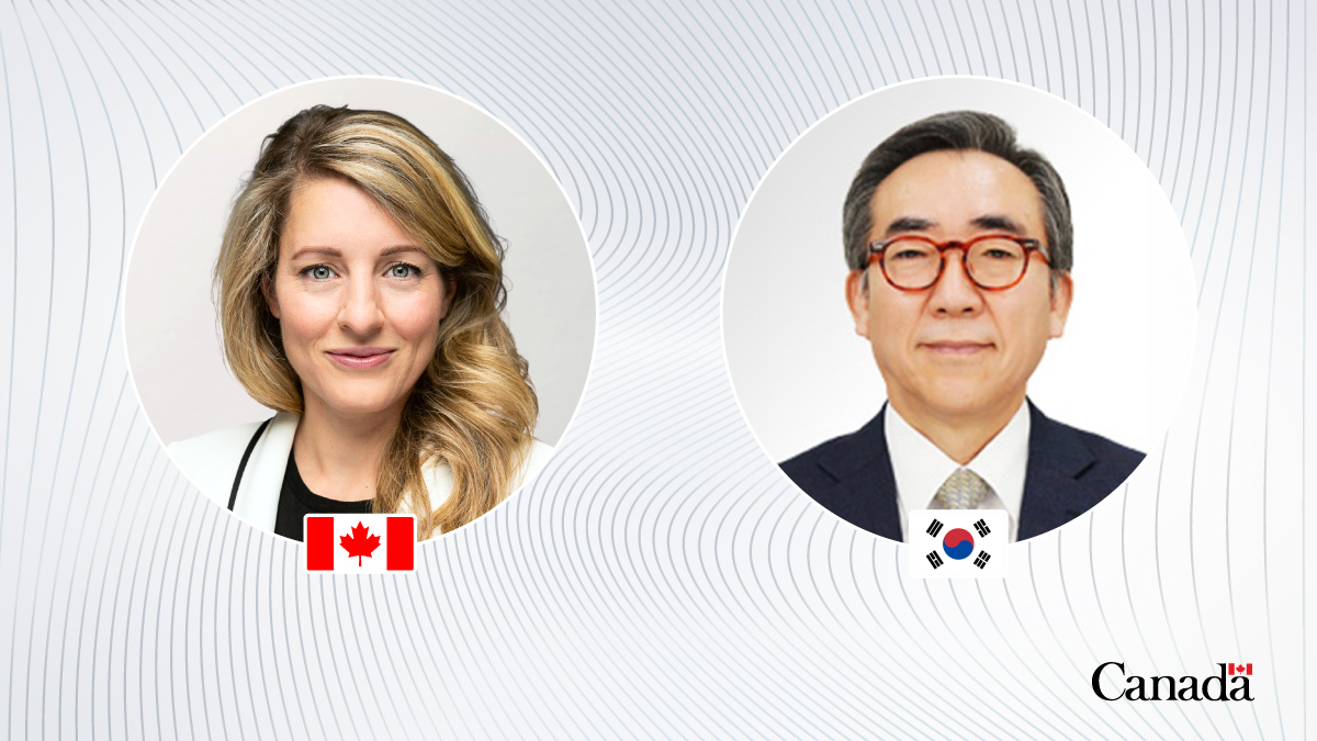 Minister Joly speaks with Republic of Korea’s Minister of Foreign Affairs