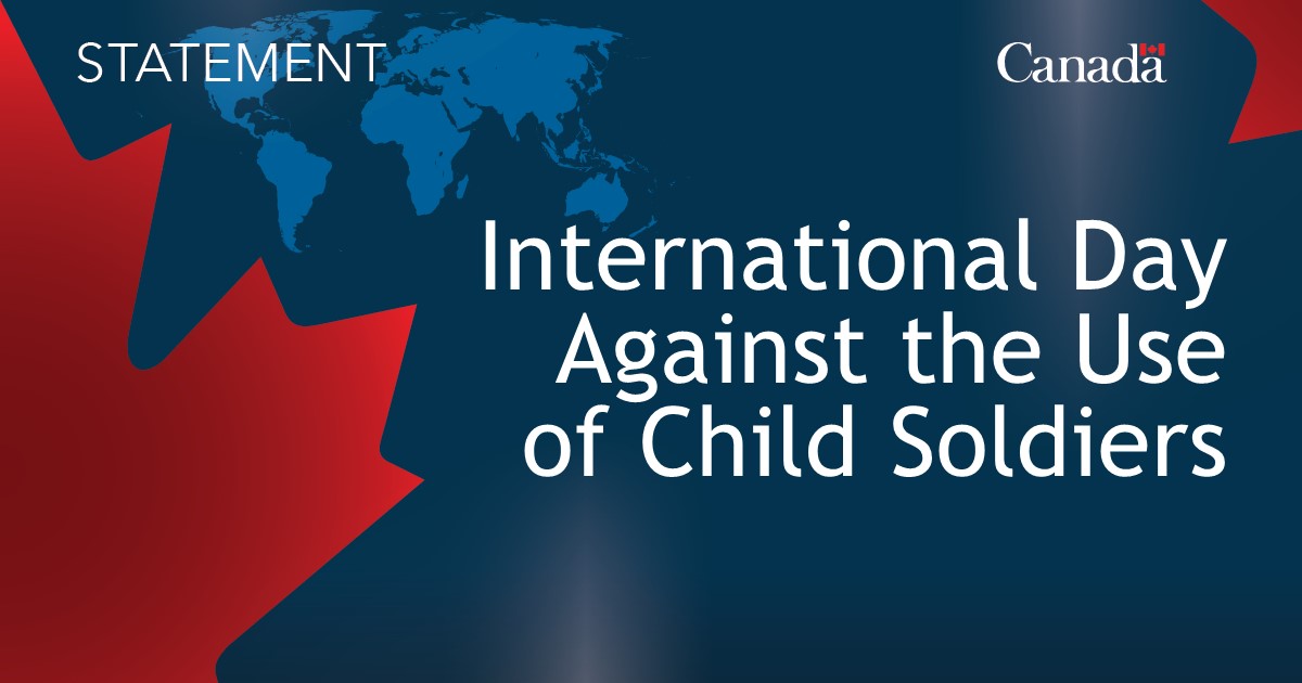 Statement on International Day Against the Use of Child Soldiers