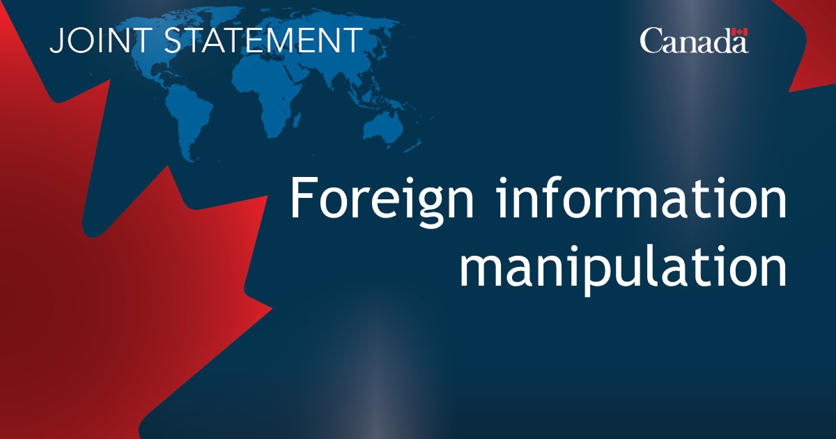 Joint statement by Canada, United States and United Kingdom on foreign information manipulation