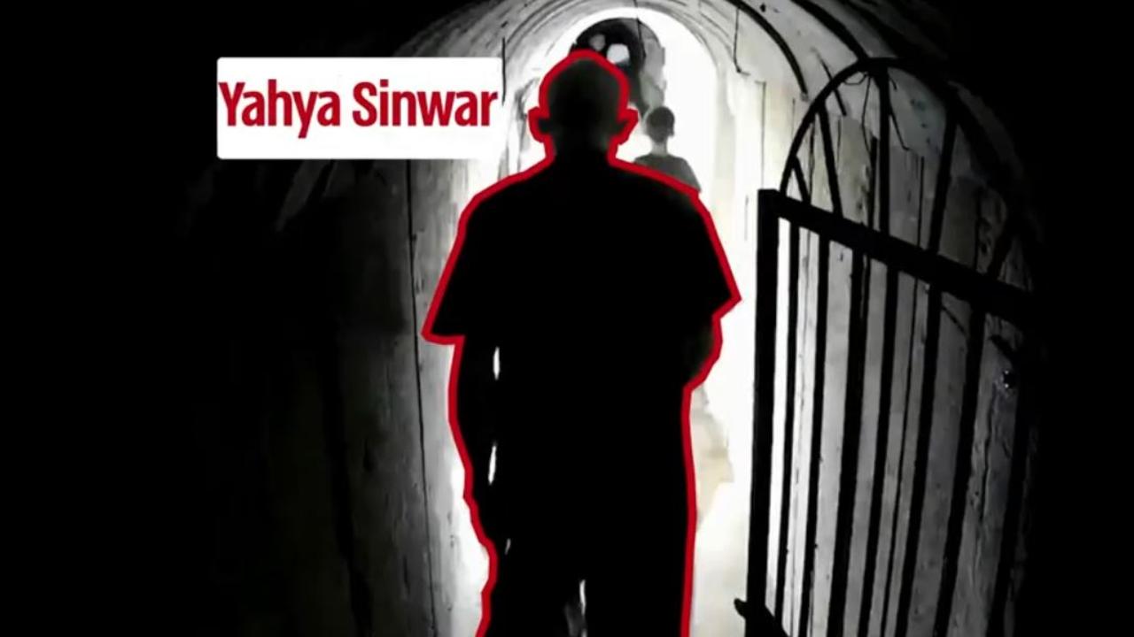 Footage shows Hamas mastermind Yahya Sinwar fleeing in tunnel