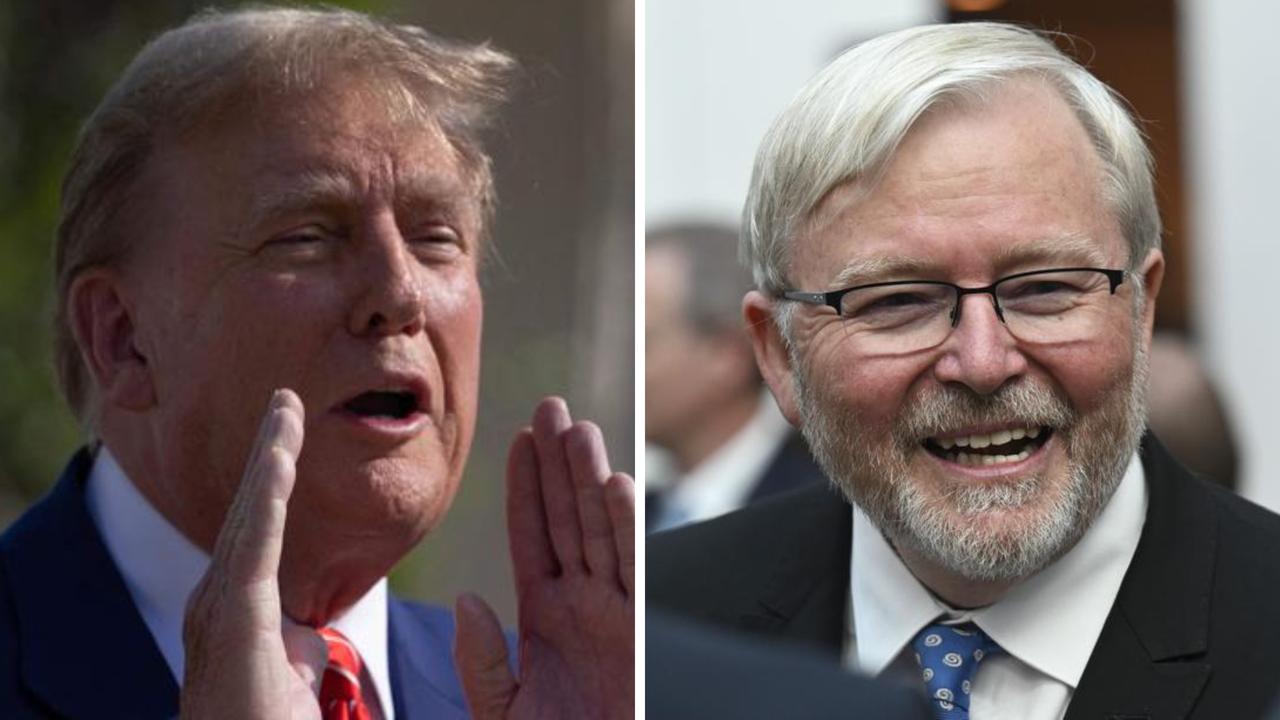 ‘Won’t be there long’: Trump sledges ‘nasty’ Kevin Rudd